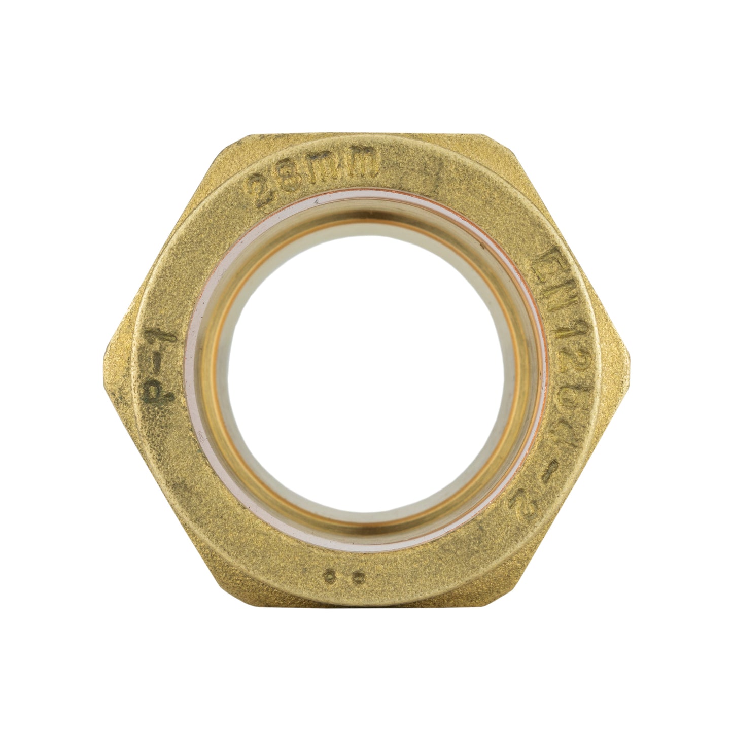 Brass Compression Straight 28mm -1" BSPM