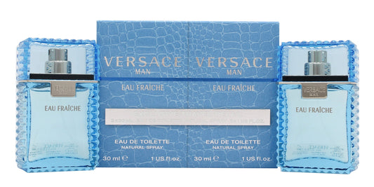 Versace Man Eau Fraiche Gift Set 2 x 30ml EDT Spray