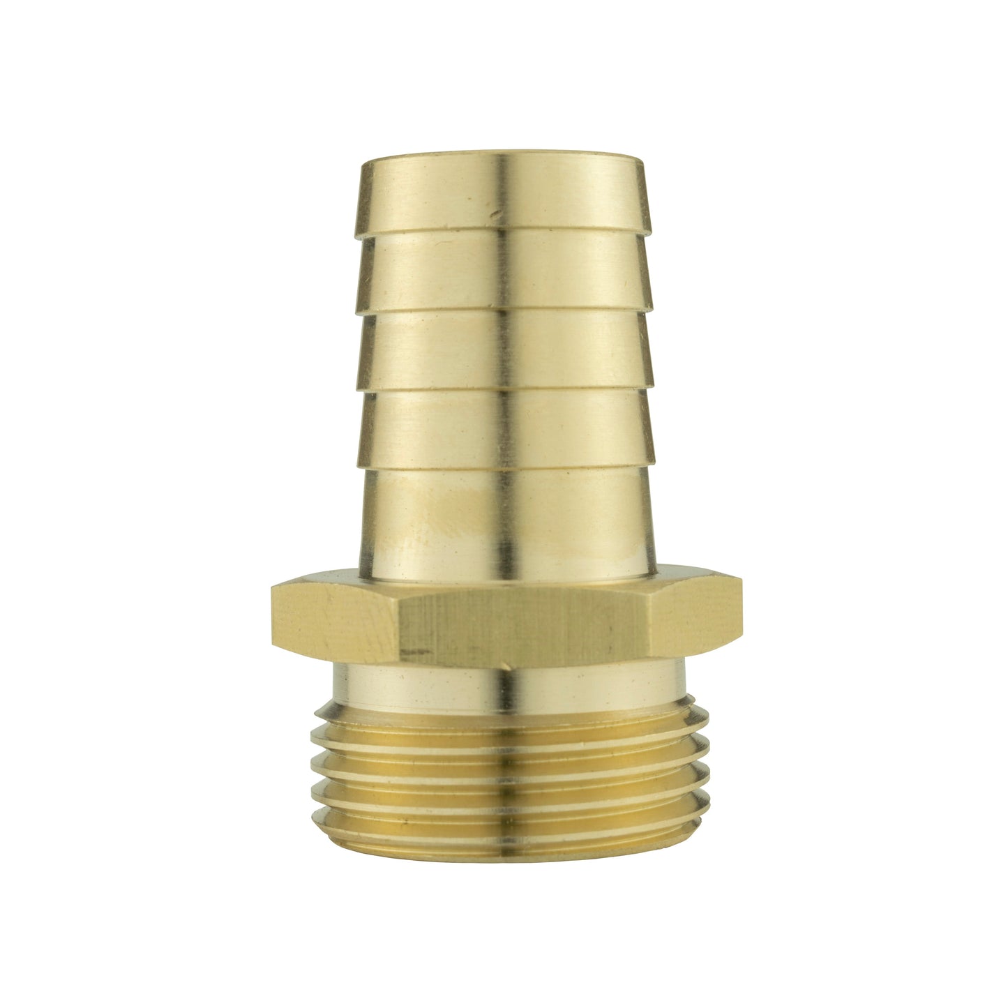 Brass Straight Joiner 19mm - 3/4in BSPM Hose Pipe Fitting DIY Workshop Accessory