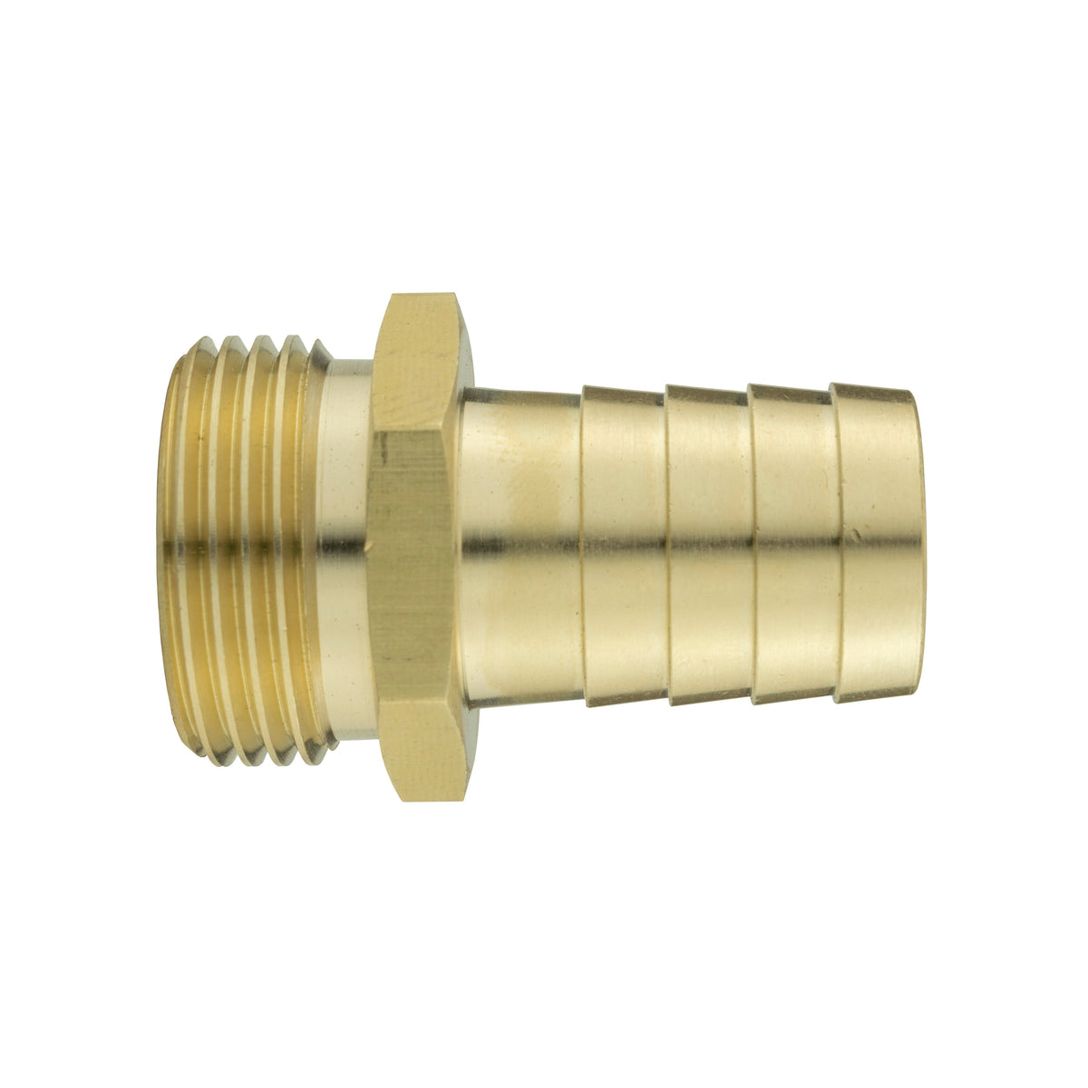 19mm Brass Barb with In-Line BSPF Threaded Valve