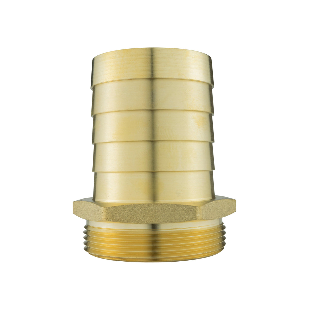 Brass Straight Joiner 50mm - 2in BSPM Brass Water Fitting DIY Workshop Accessory