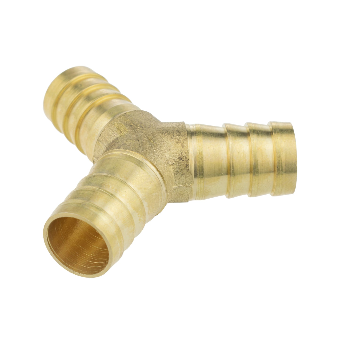 Brass Tee Y Connector 12.5mm Drip Irrigation Fitting DIY Workshop Accessory