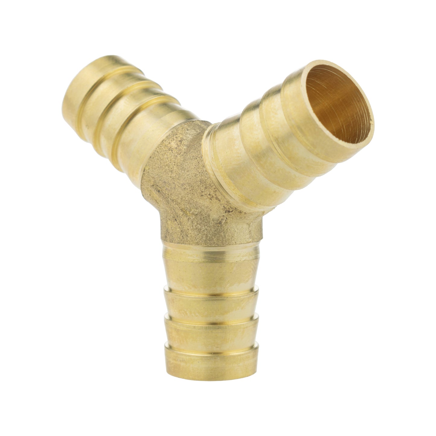 Brass Tee Y Connector 12.5mm Drip Irrigation Fitting DIY Workshop Accessory