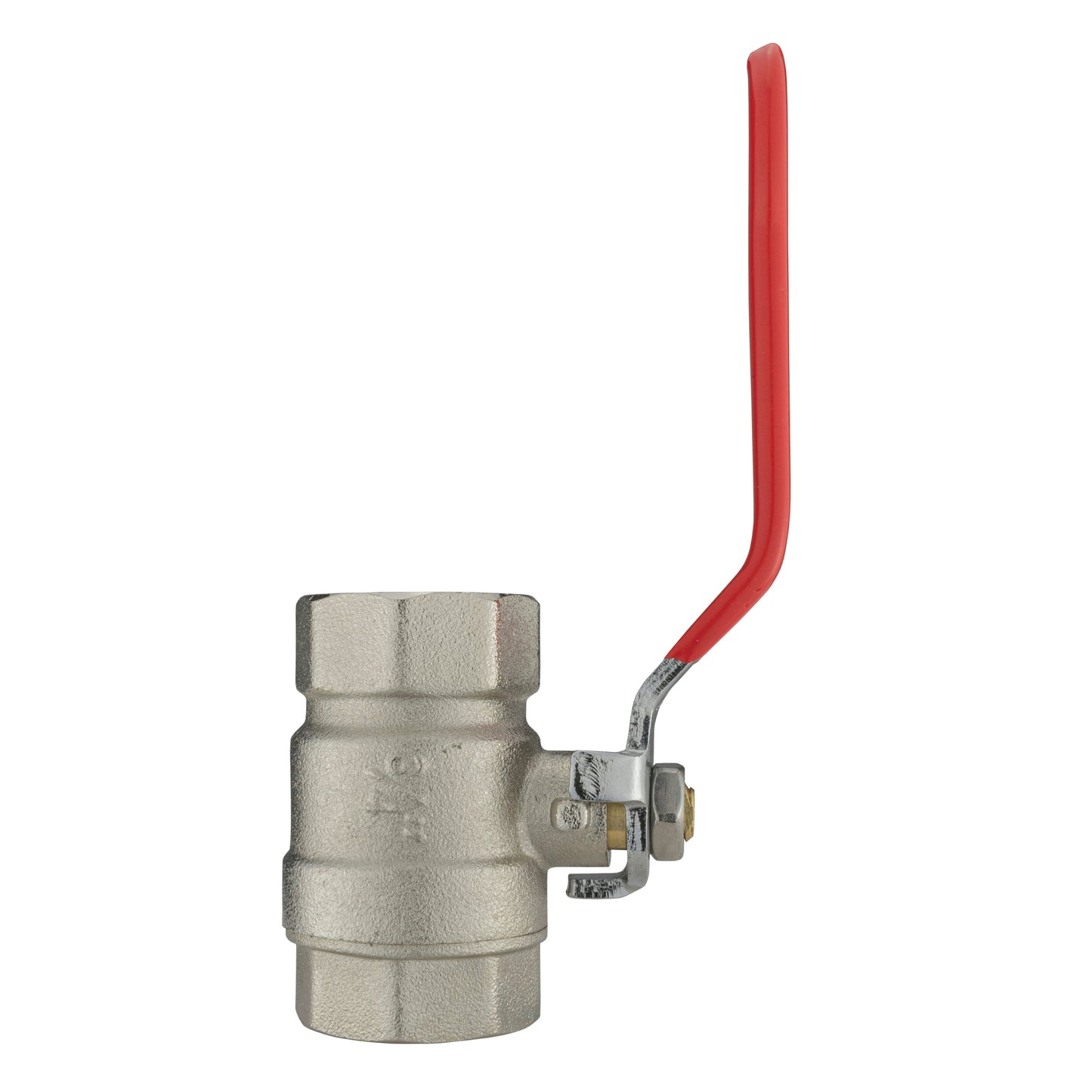 Brass Nickel-Plated Lever Valve 3/4in BSPF BSP Thread Fitting Water Flow Control