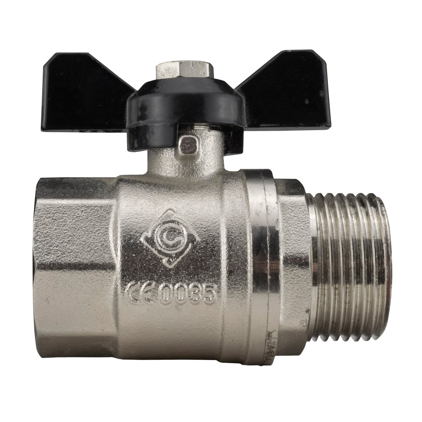 Water Butt Kit 1 BSP with Metal Bib Valve and Quick Connect Outlet Tap Adapter
