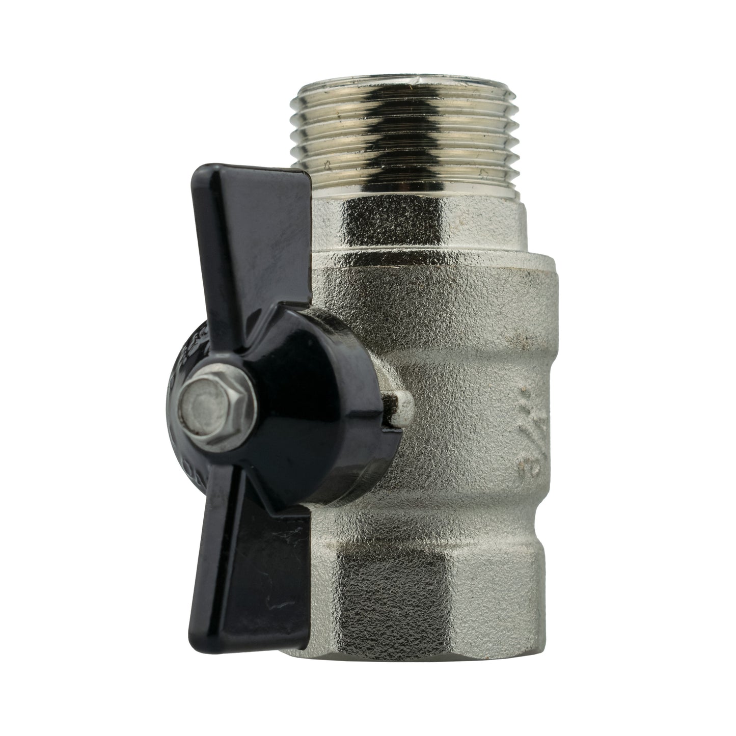 Wall Flange Kit 25mm MDPE + Bib Valve + Click Lock Male Lime for Water Connector