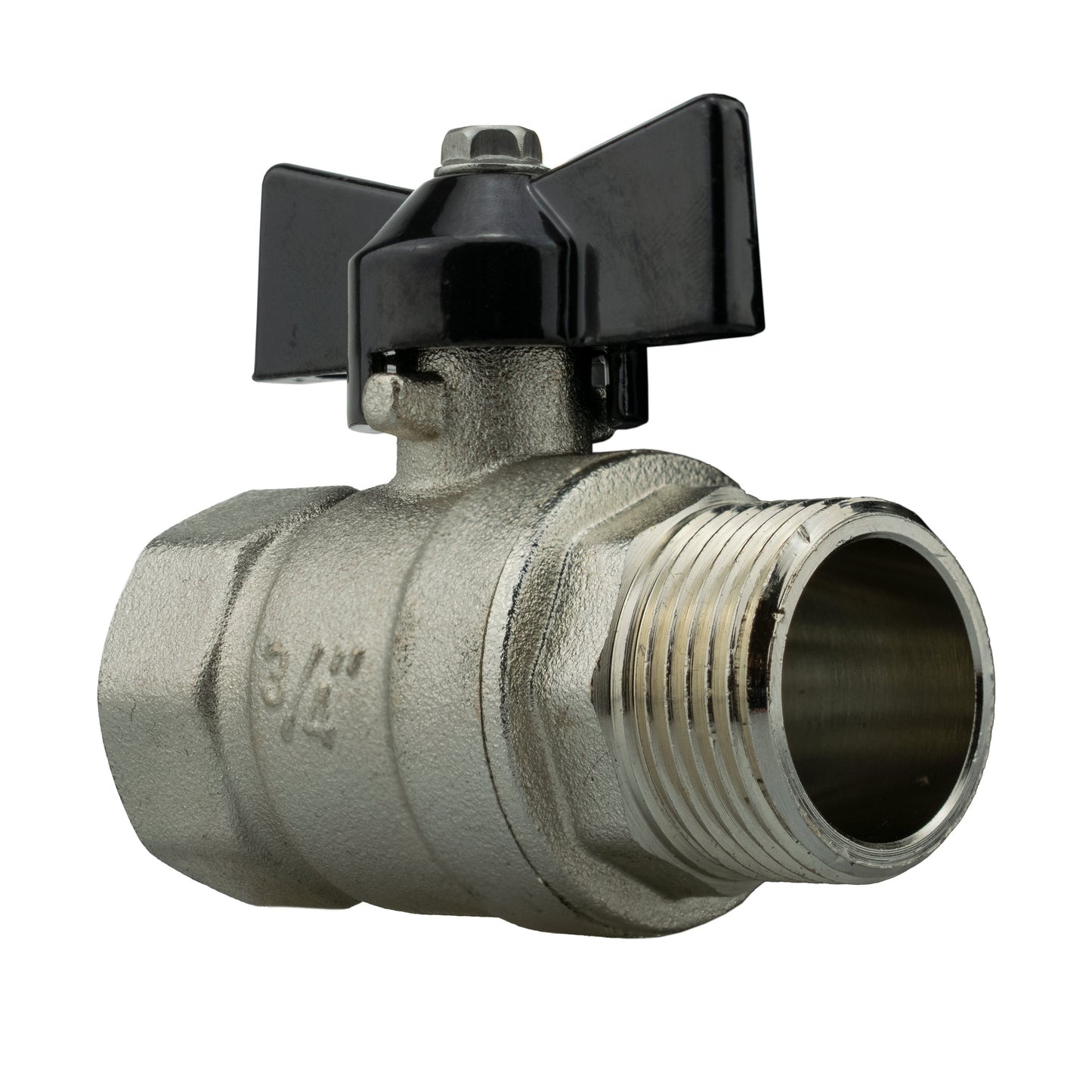 Wall Flange Kit 25mm MDPE + Bib Valve + Click Lock Male Lime for Water Connector