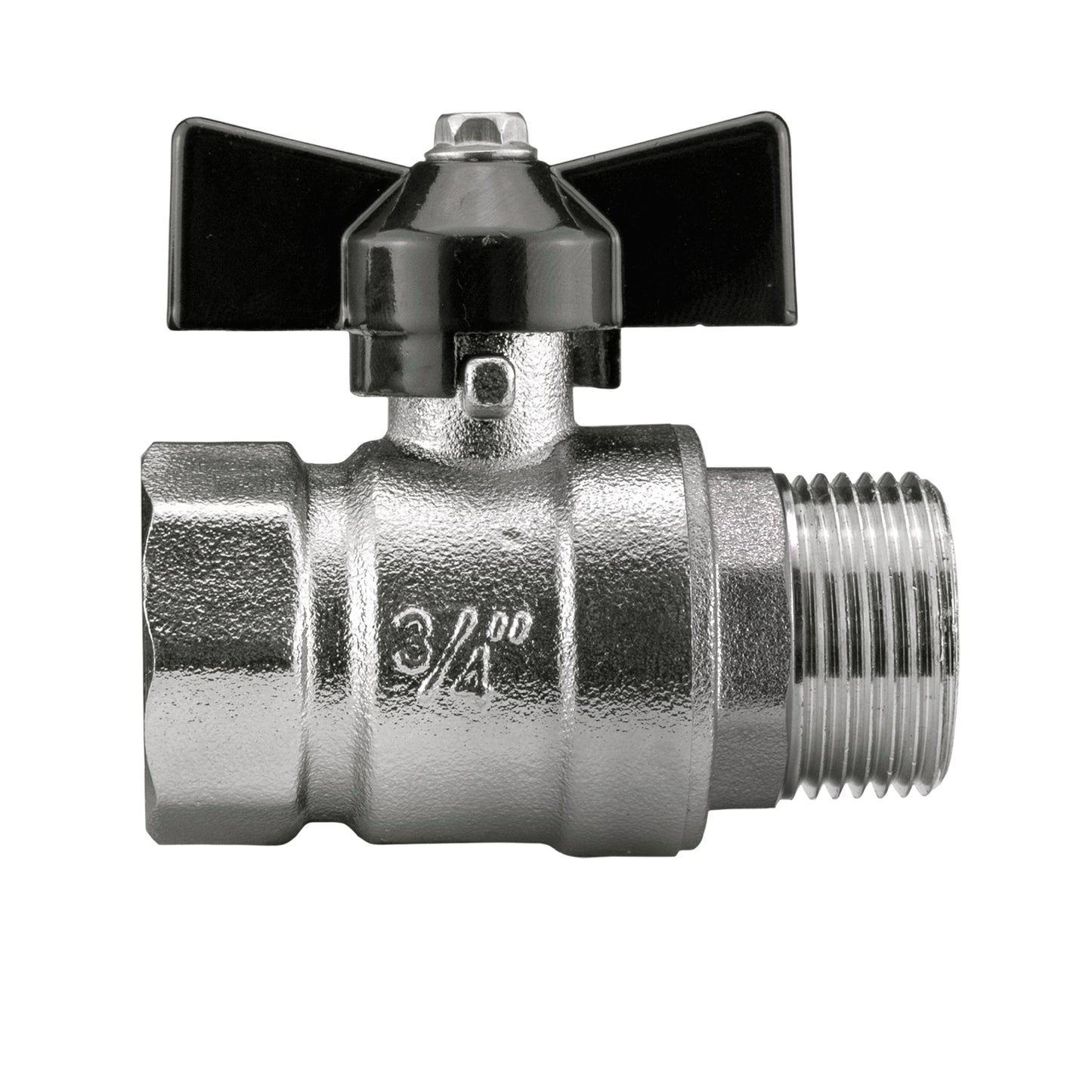 Wall Flange Kit 25mm MDPE + Bib Valve + Click Lock Male Lime for Water Connector