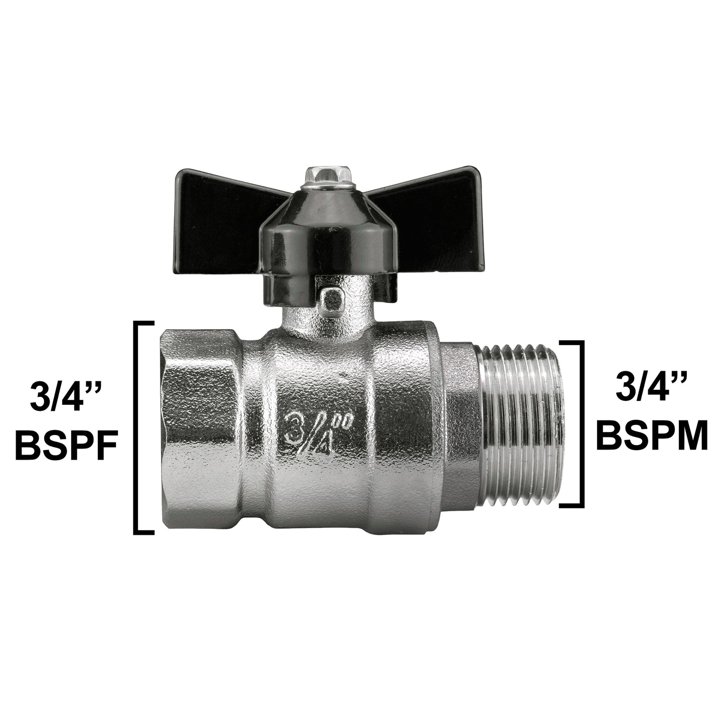 Wall Flange Kit 25mm MDPE + Bib Valve + Geka Water Connector Brass Water Fitting