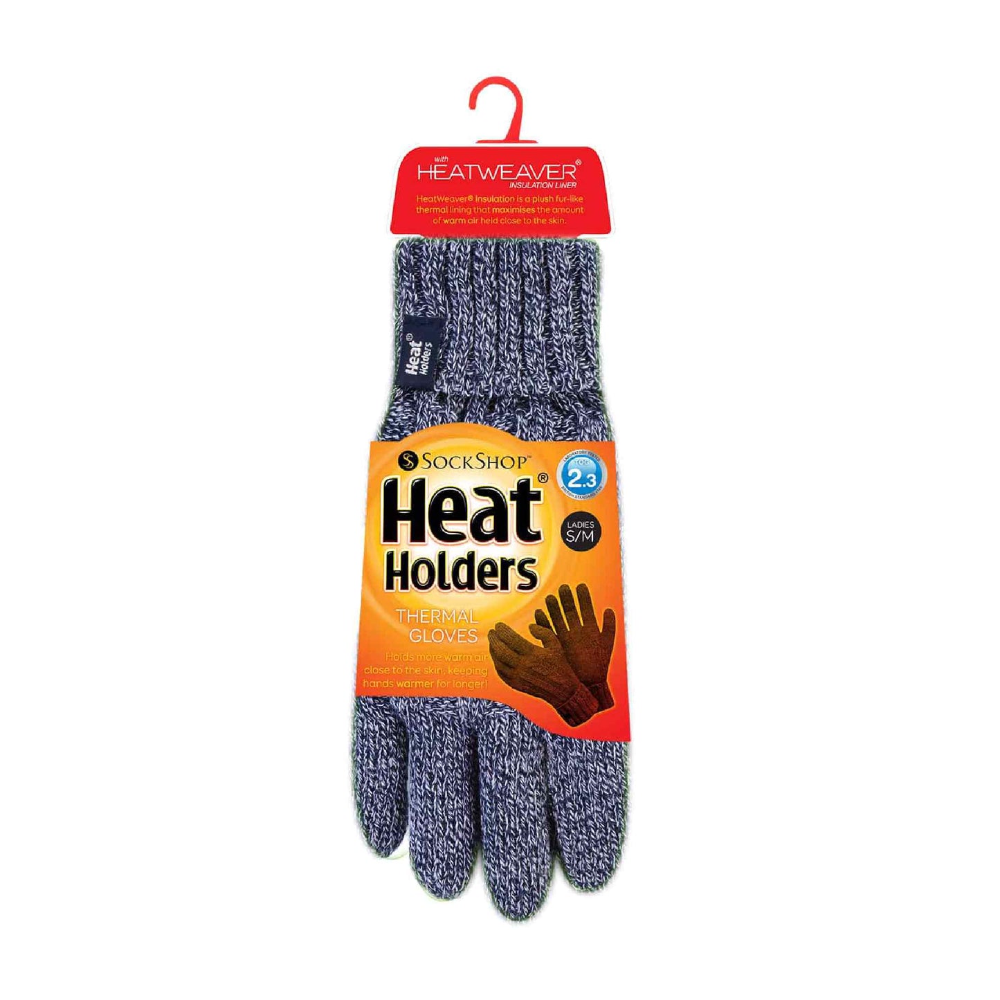 Ladies Cable Knit 2.3 Tog Fleece Lined Thermal Winter Gloves