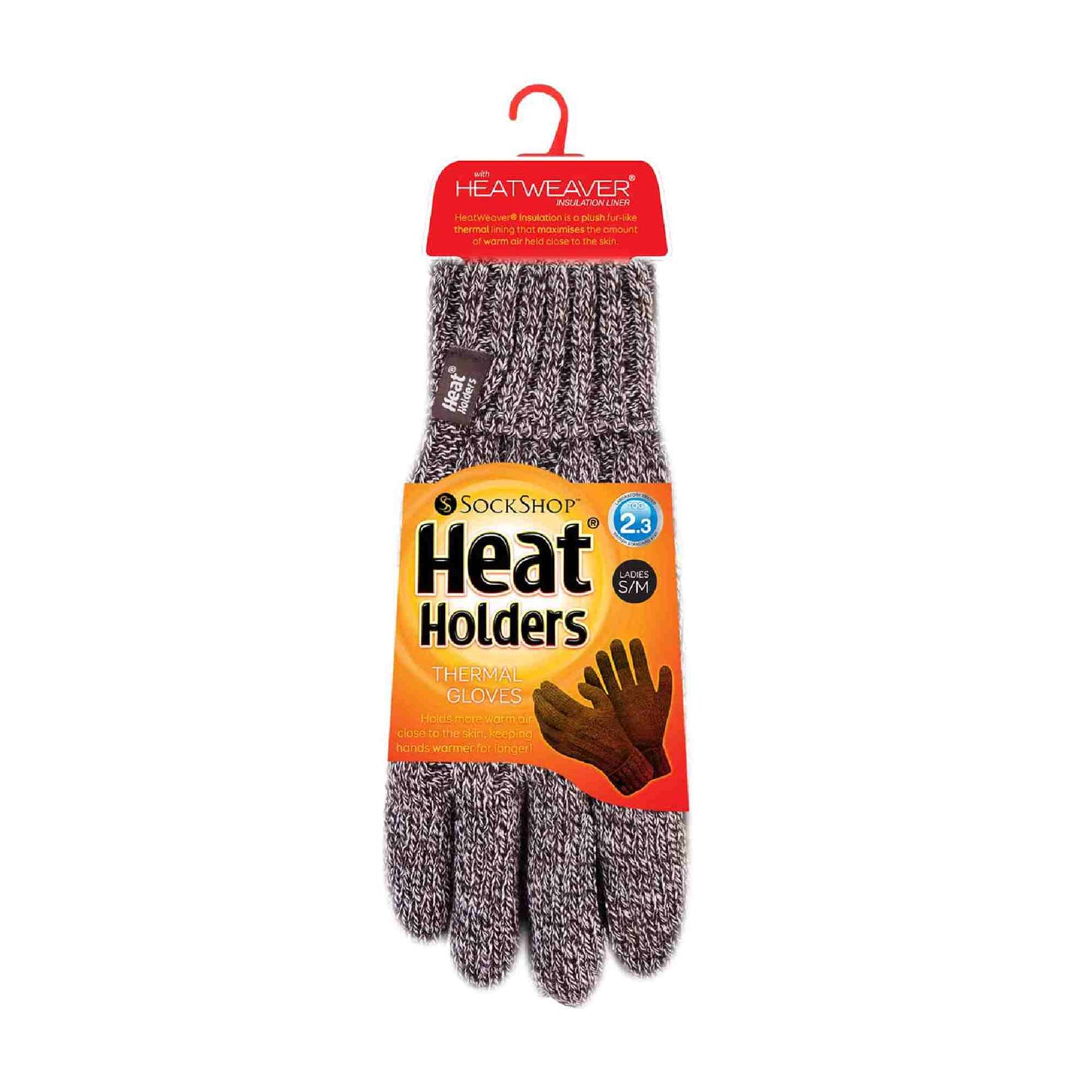 Ladies Cable Knit 2.3 Tog Fleece Lined Thermal Winter Gloves