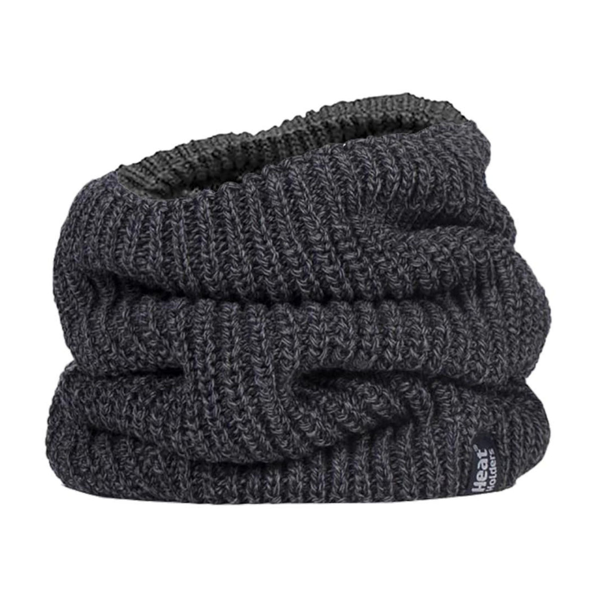 Mens Winter Warm Fleece Lined Chunky Knit Thermal Neck Warmer