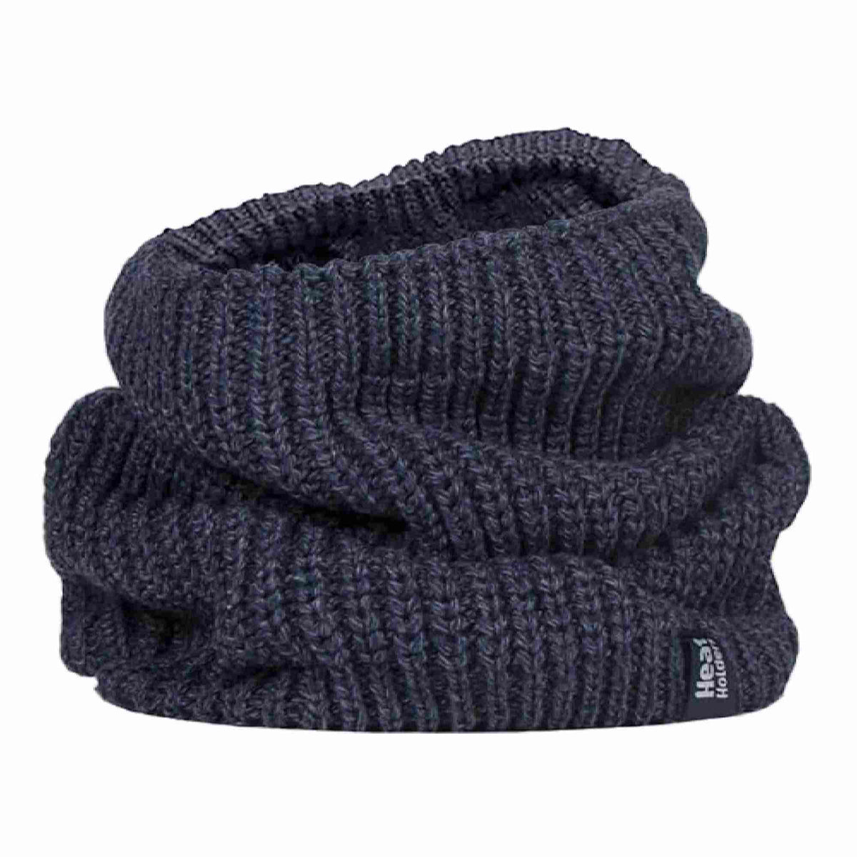 Mens Winter Warm Fleece Lined Chunky Knit Thermal Neck Warmer