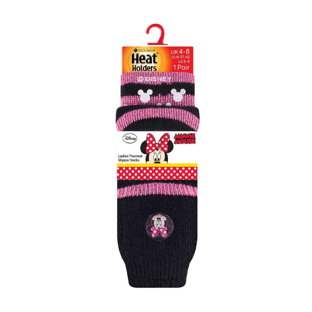 Ladies Snoopy & Minnie Mouse Novelty Thermal Slipper Socks