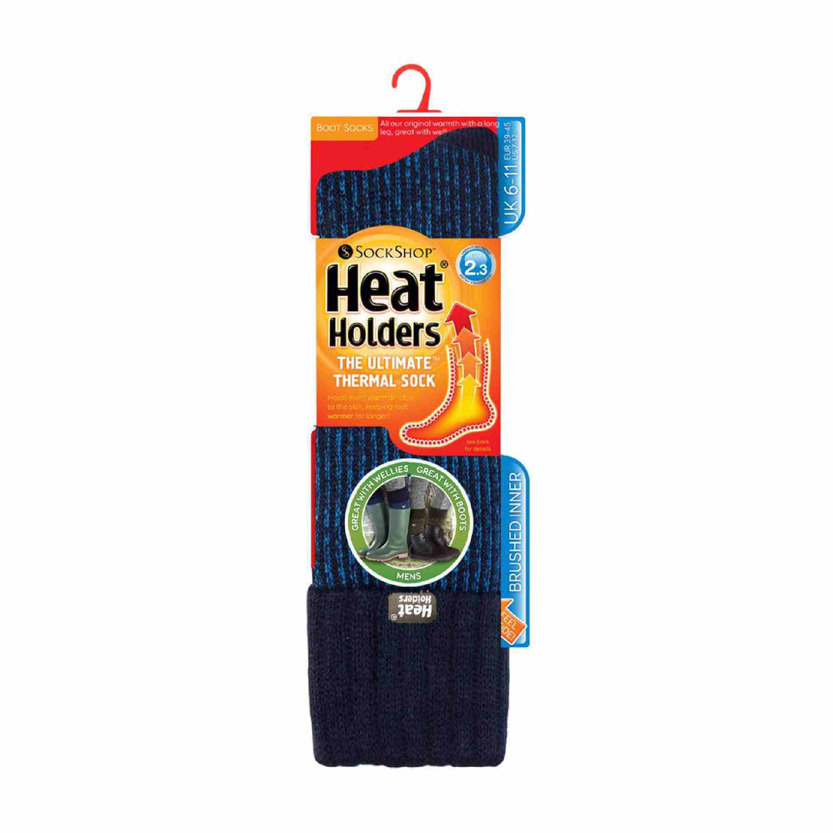Mens Thick Winter Warm Knee High Ribbed Thermal Boot Socks