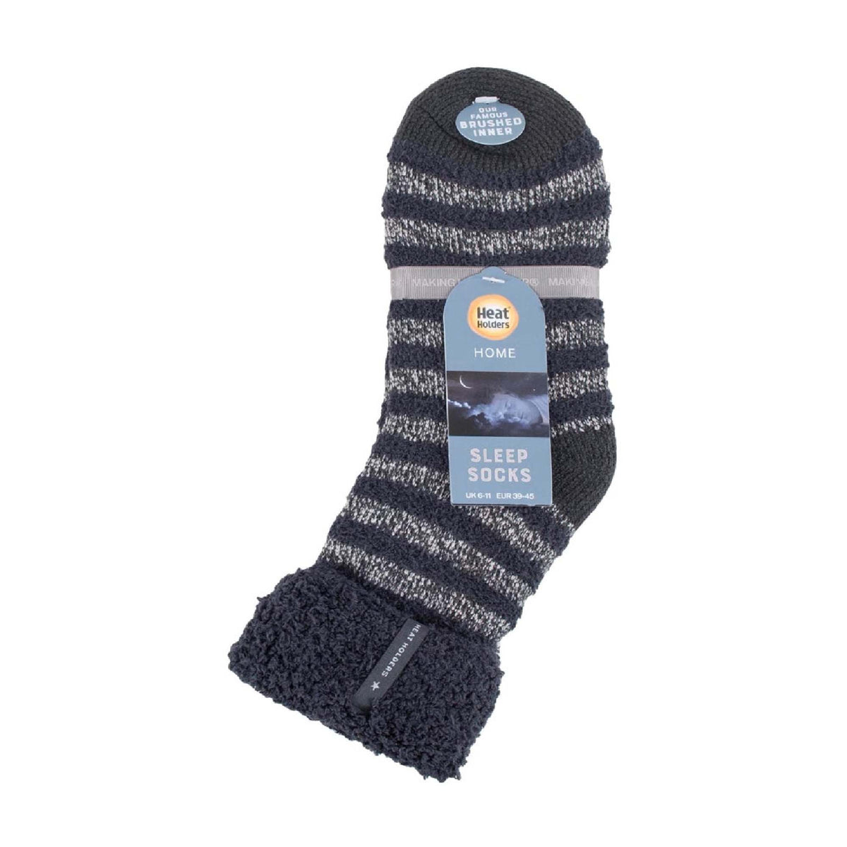 Mens Warm Luxury Fleece Lined Thermal Lounge Bed Socks