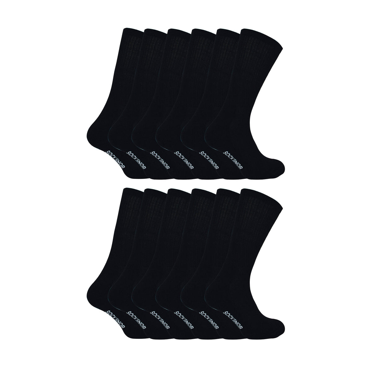 Mens Bamboo / Organic Cotton Running Sport Socks (Multipack Options)