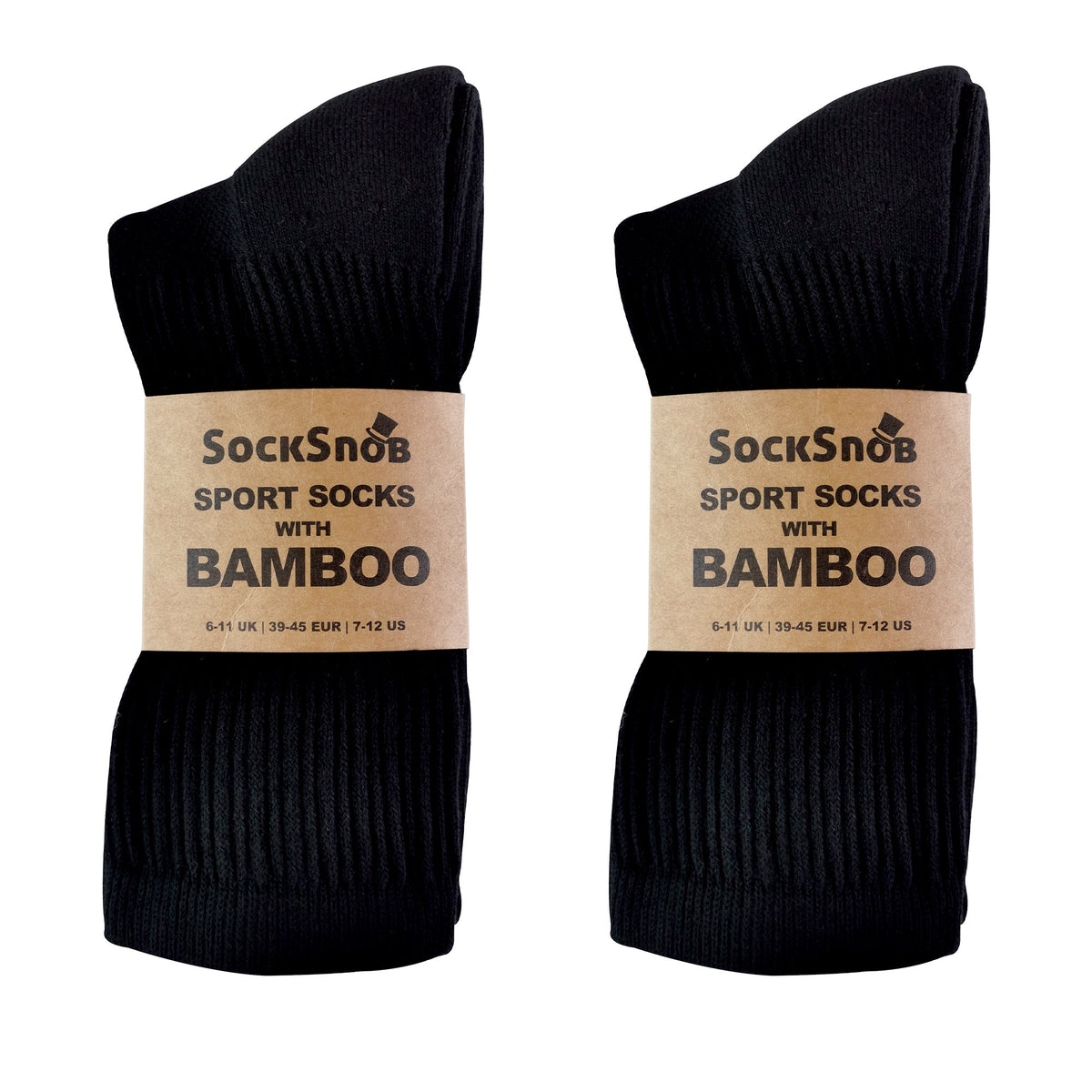 Mens Bamboo / Organic Cotton Running Sport Socks (Multipack Options)