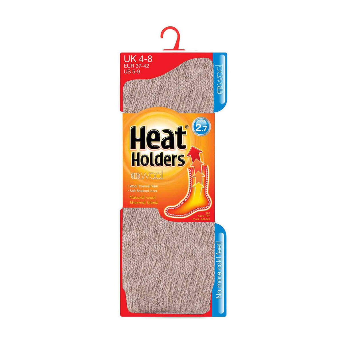 Ladies Winter Warm 2.7 TOG Wool Rich Thermal Socks