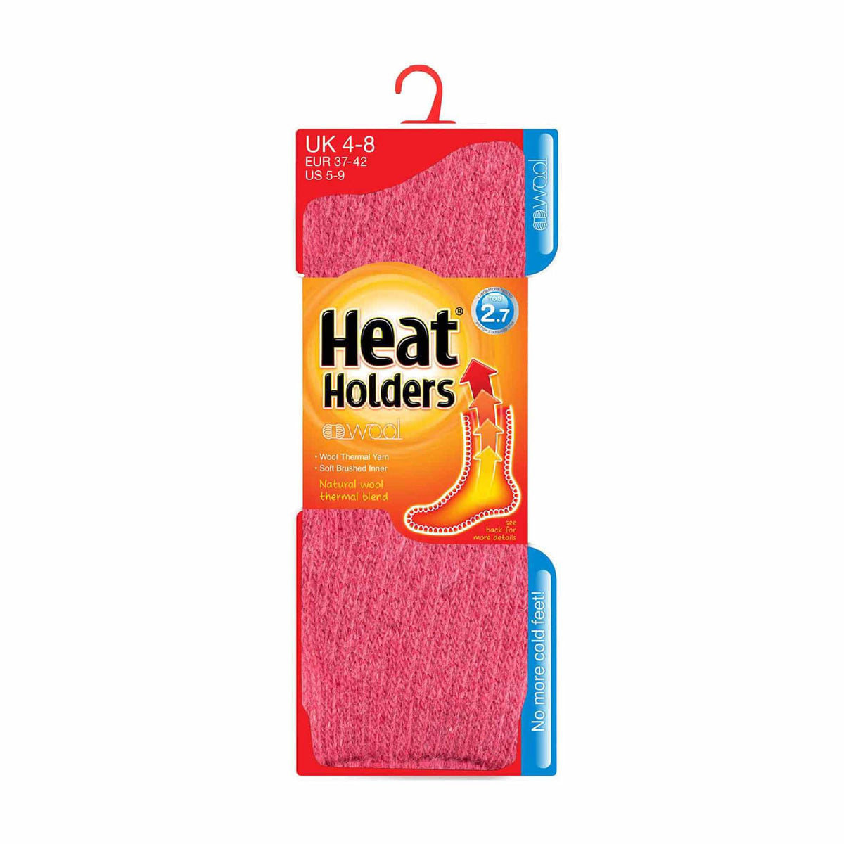 Ladies Winter Warm 2.7 TOG Wool Rich Thermal Socks