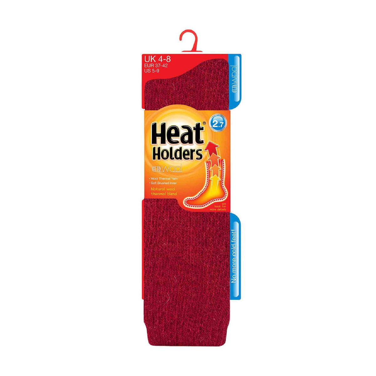 Ladies Extra Long 2.7 TOG Knee High Wool Rich Thermal Socks
