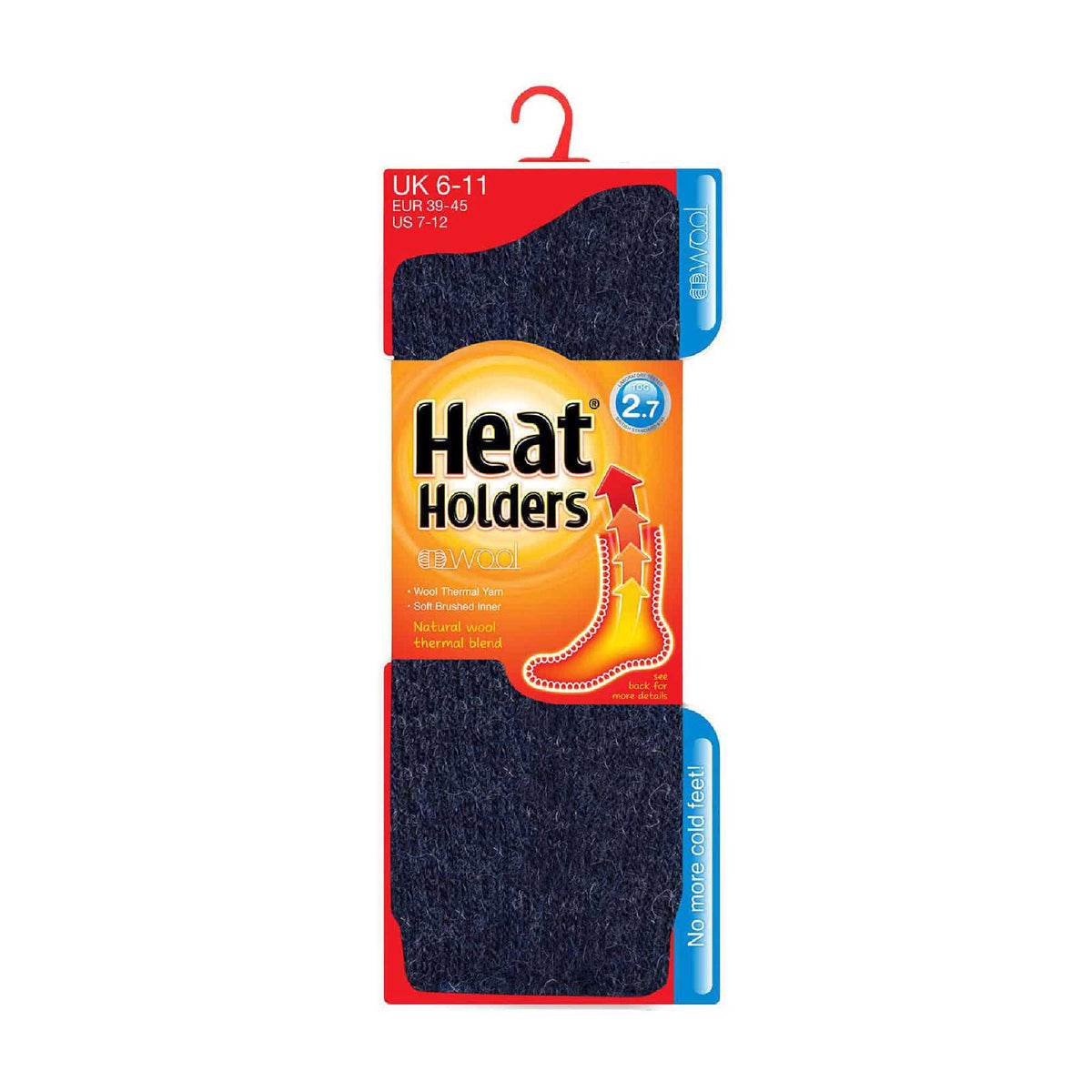 Mens Winter Warm 2.7 TOG Wool Rich Thermal Socks