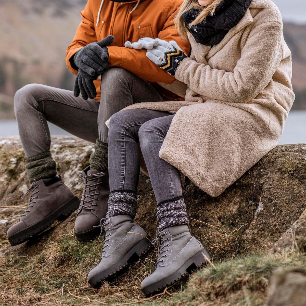 Mens Outdoor Winter Warm Thermal Merino Wool Socks