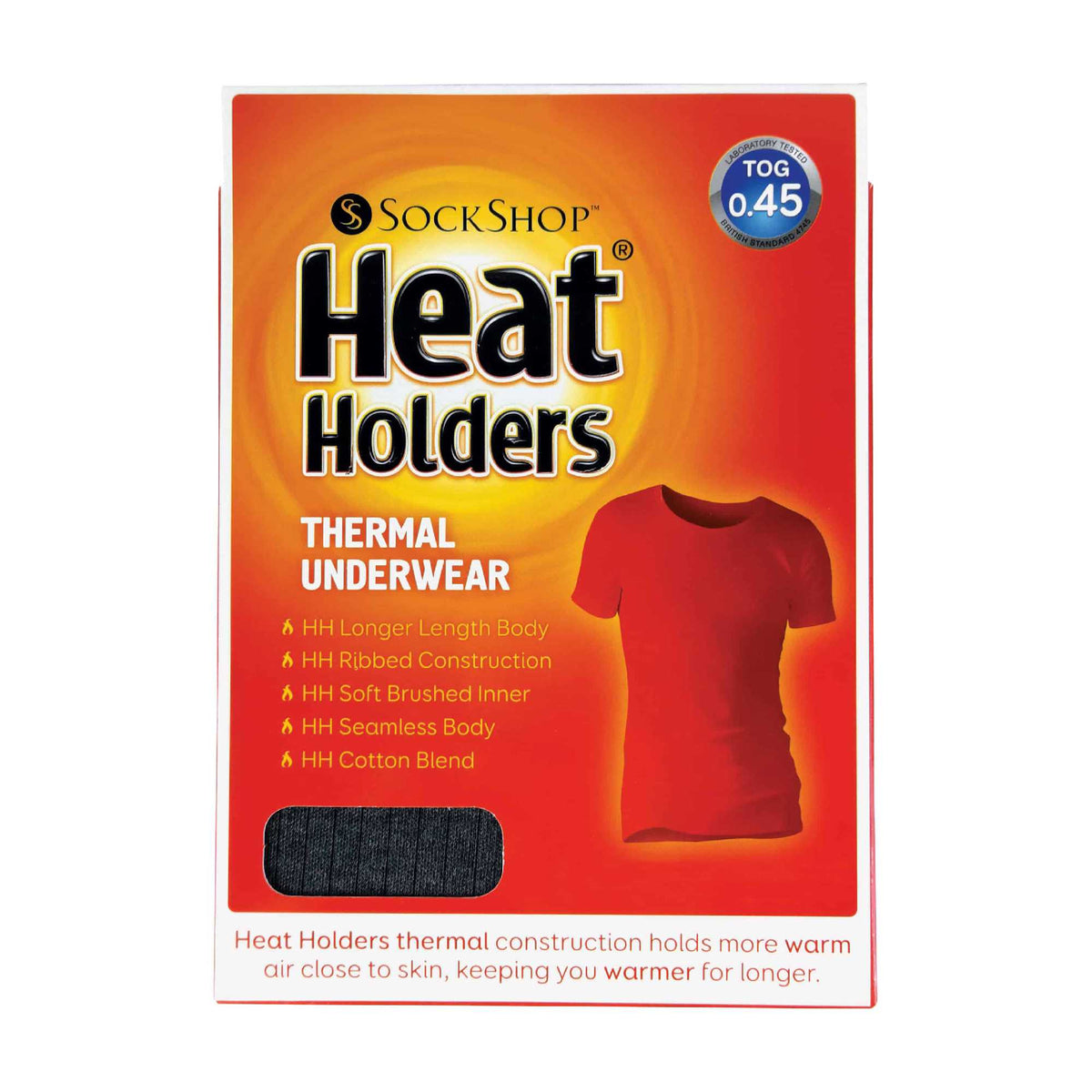 Mens Cotton Thermal Underwear Short Sleeve Top