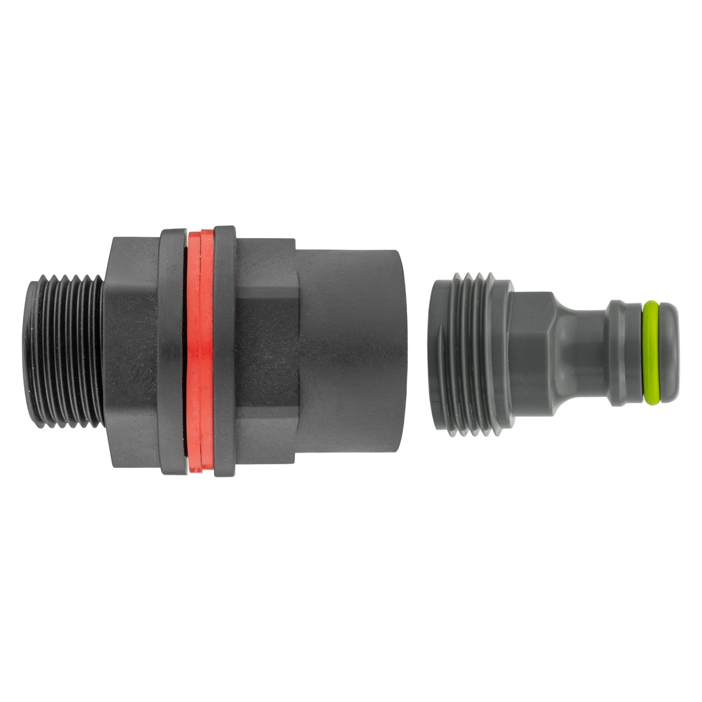 Water Butt Kit 3/4 BSPM-F with Male Quick Connector (Lime) for Hose Pipe Fitting