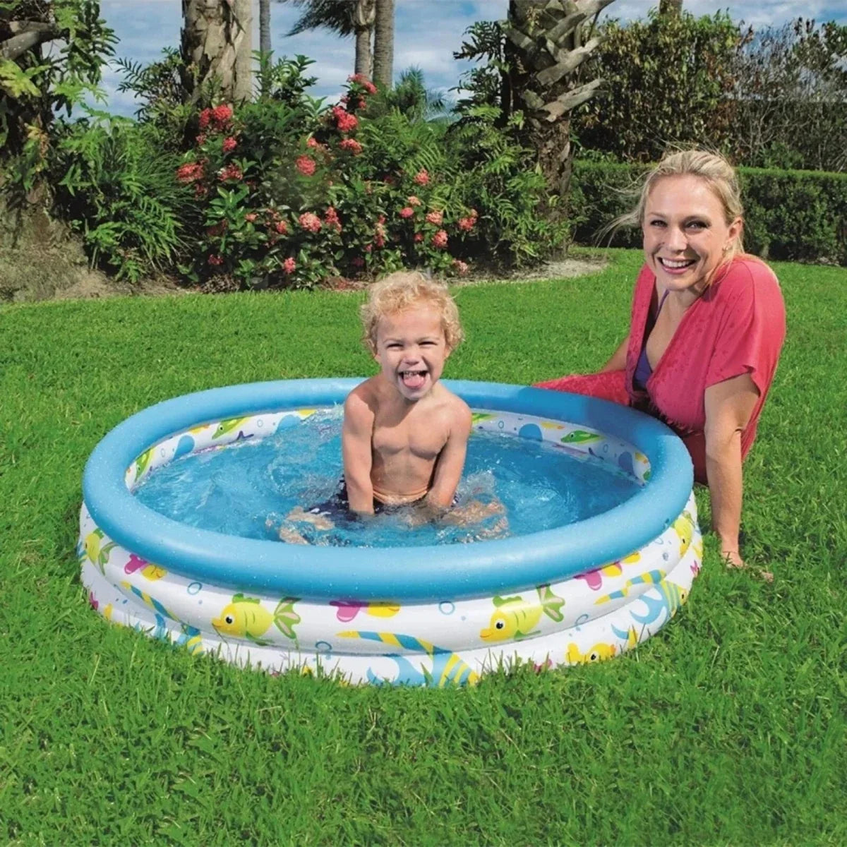 Bestway 40"x10" Coral Kids Pool