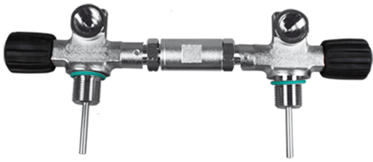 BTS 5"140mm 300 Bar Steel Cylinder Manifold with DIN Outlets & No Isolator S16310622