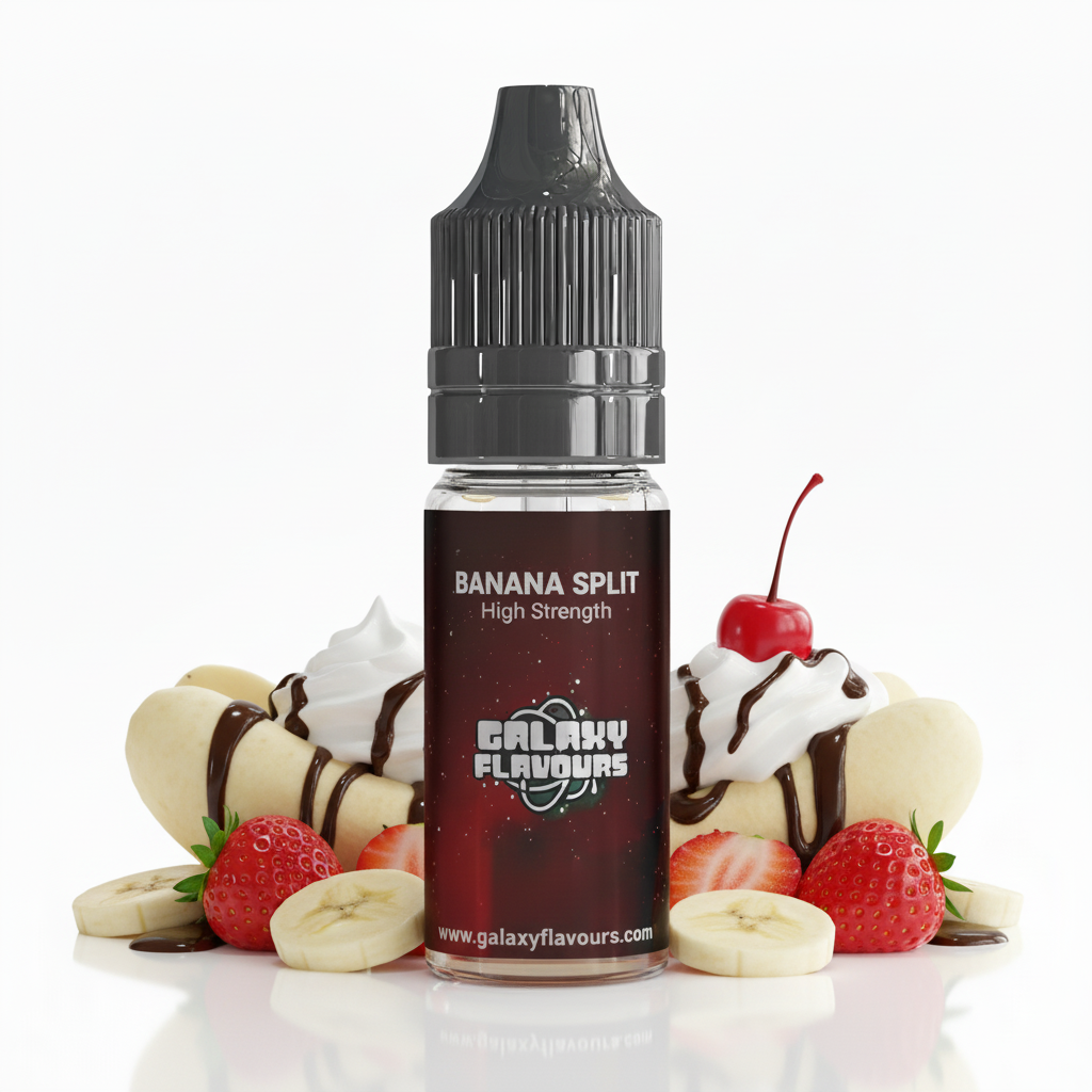 Banana Split Food Flavouring - Professional High Strength - 10ml