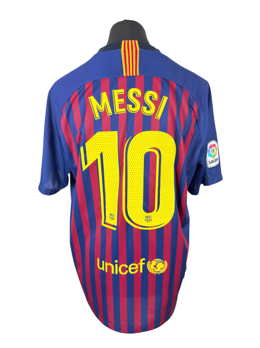 Barcelona 2018-19 Home - Size XL - Messi 10