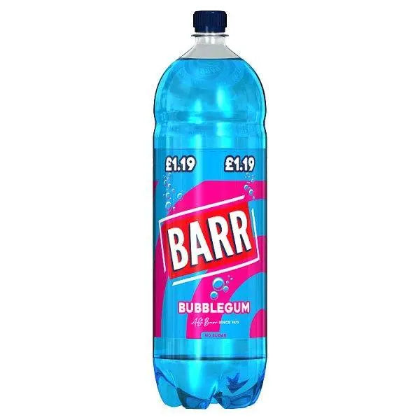 Barr Bubblegum Soft Drink 2l (Case of 6)