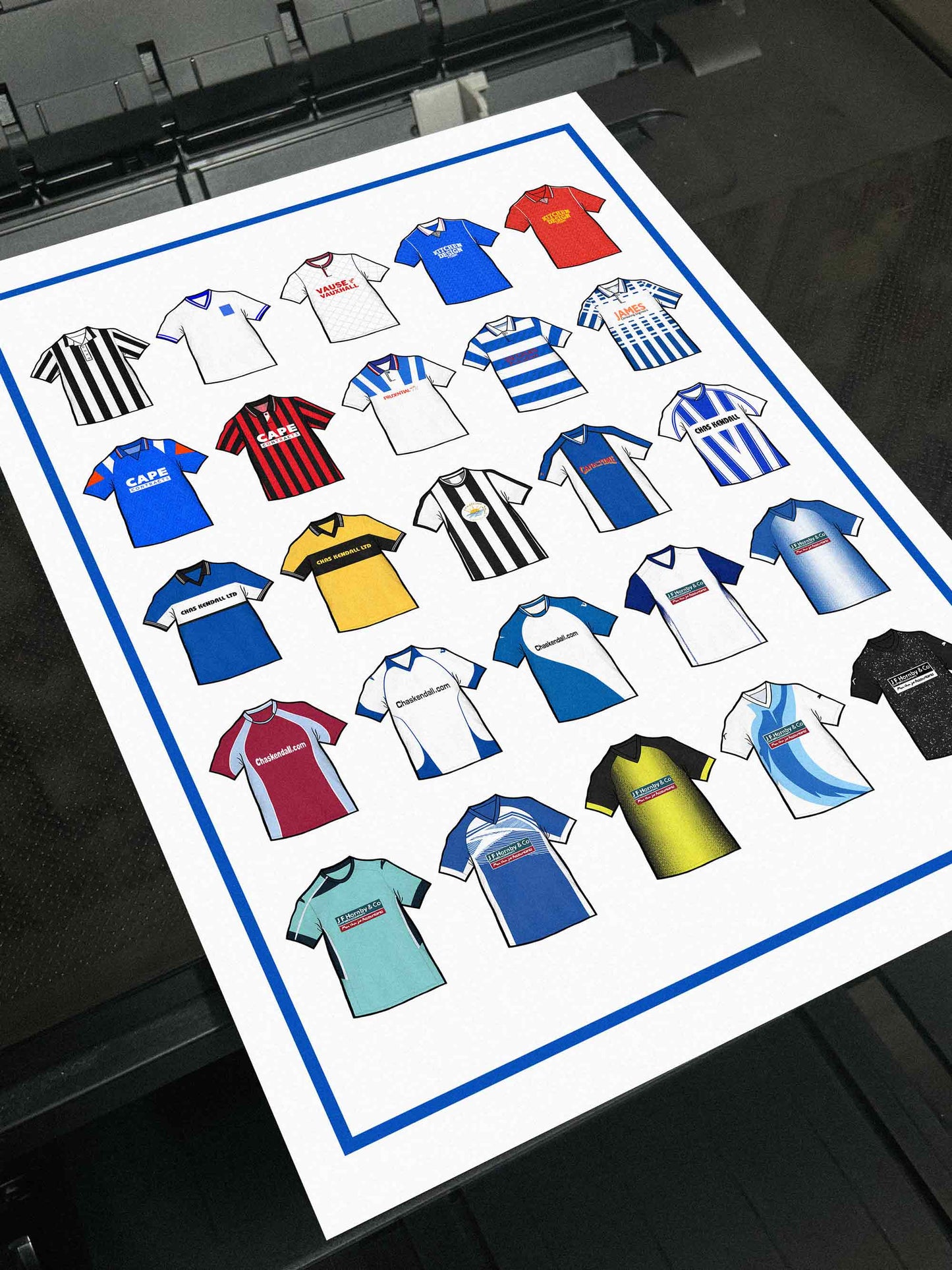Barrow Retro Shirts Football Print
