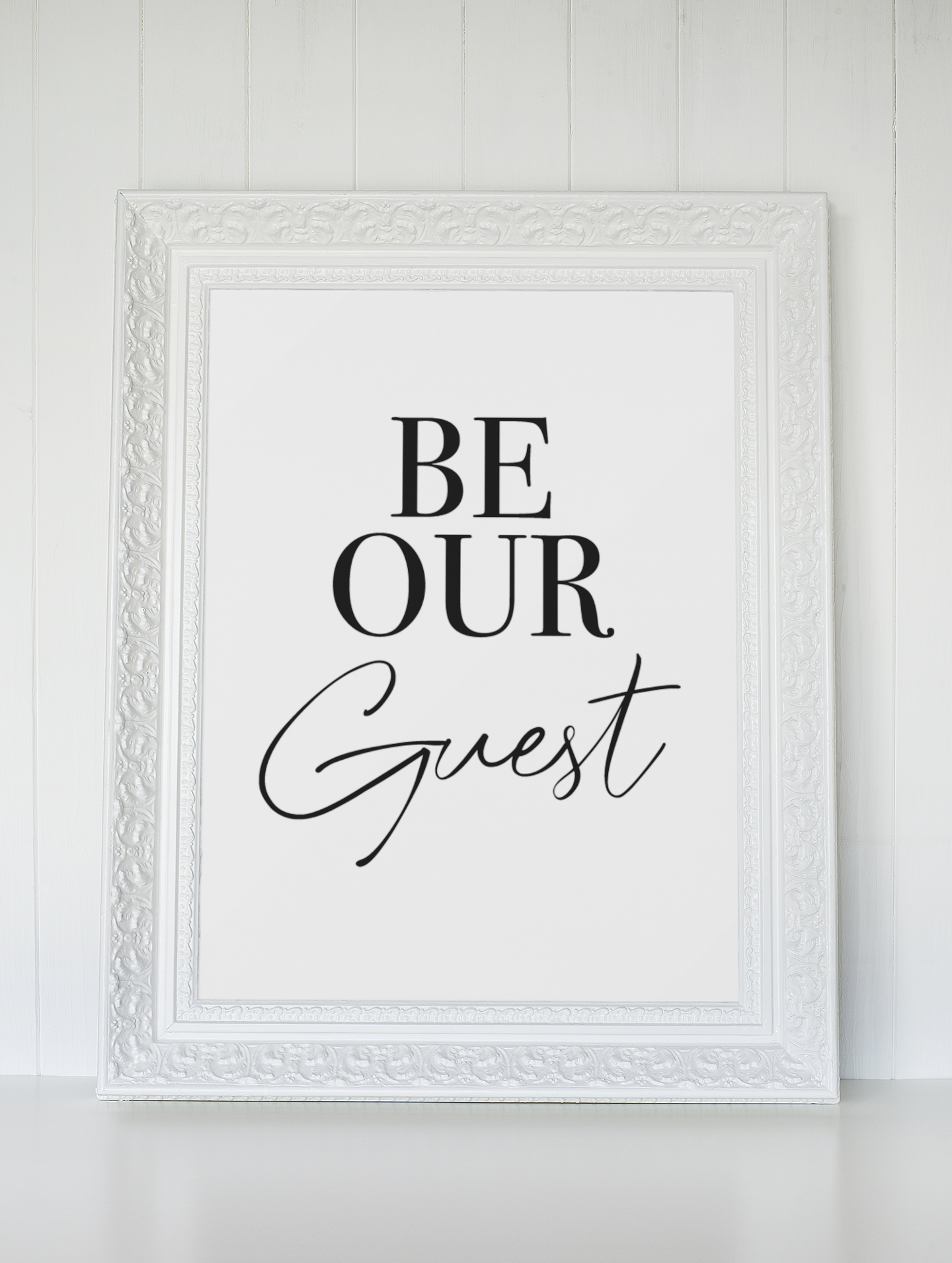 Be Our Guest New Bedroom Guest Room Wall Decor Print