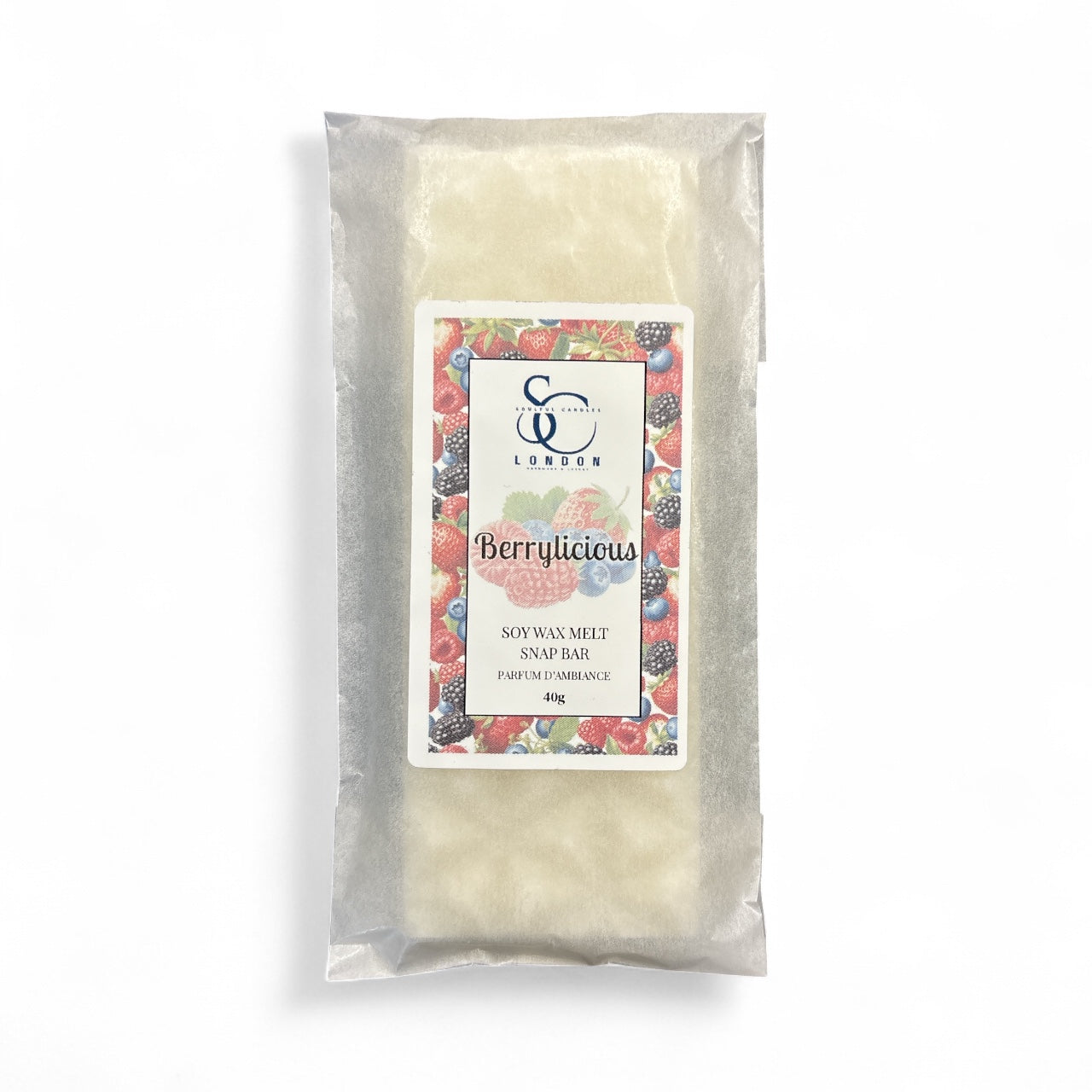 Berrylicious Soy Wax Melt Snap Bar – 40g