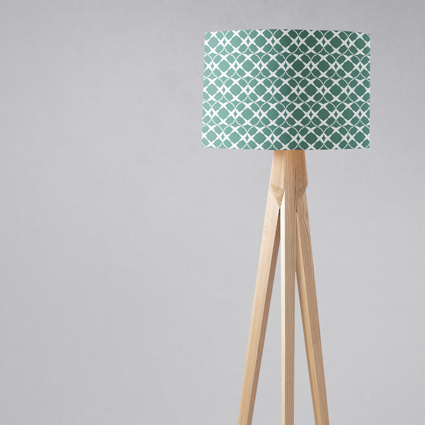 Green Geometric Lampshade, Ceiling or Table Lamp Shade