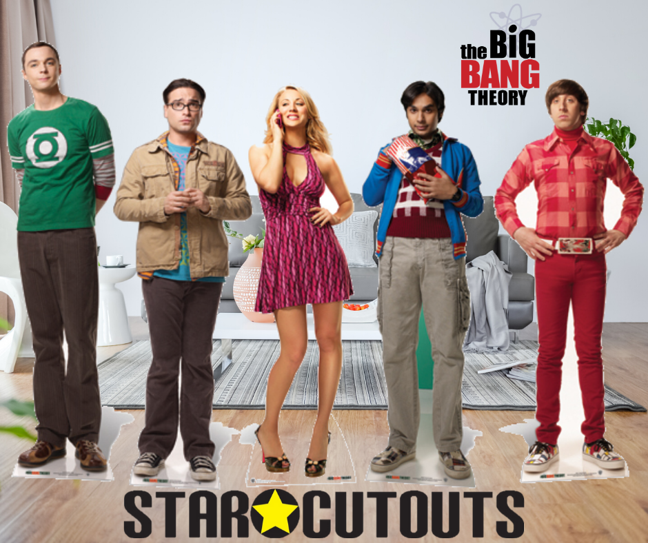 SC1960 Doctor Sheldon Cooper Star Mini The Big Bang Theory Cardboard Cut Out Height 92cm