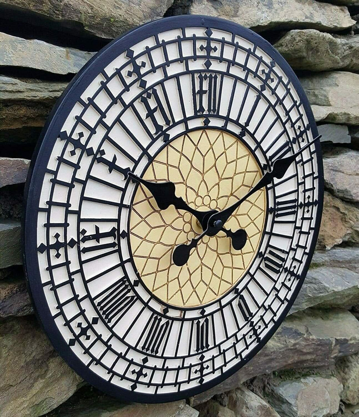 30cm Big Ben Face Garden Outdoor Wall Clock Roman Numerals