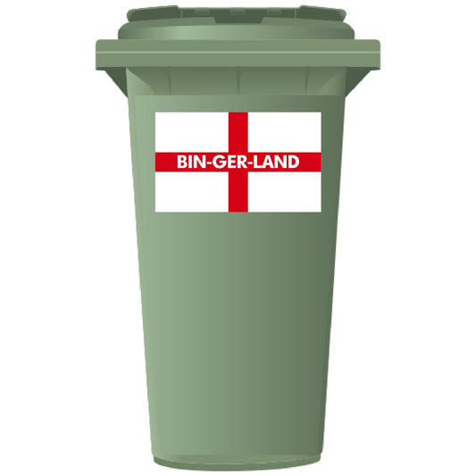 BIN-GER-LAND Bin Sticker
