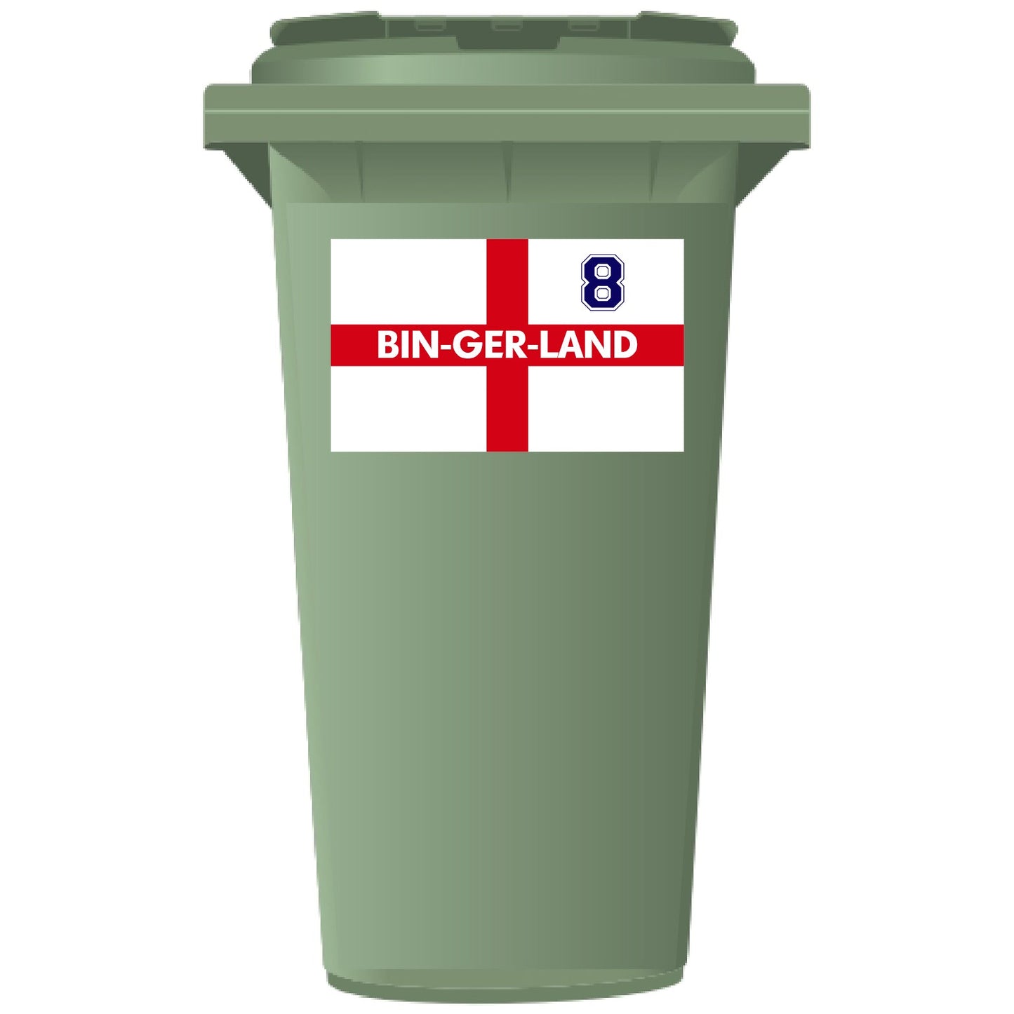 BIN-GER-LAND Bin Sticker