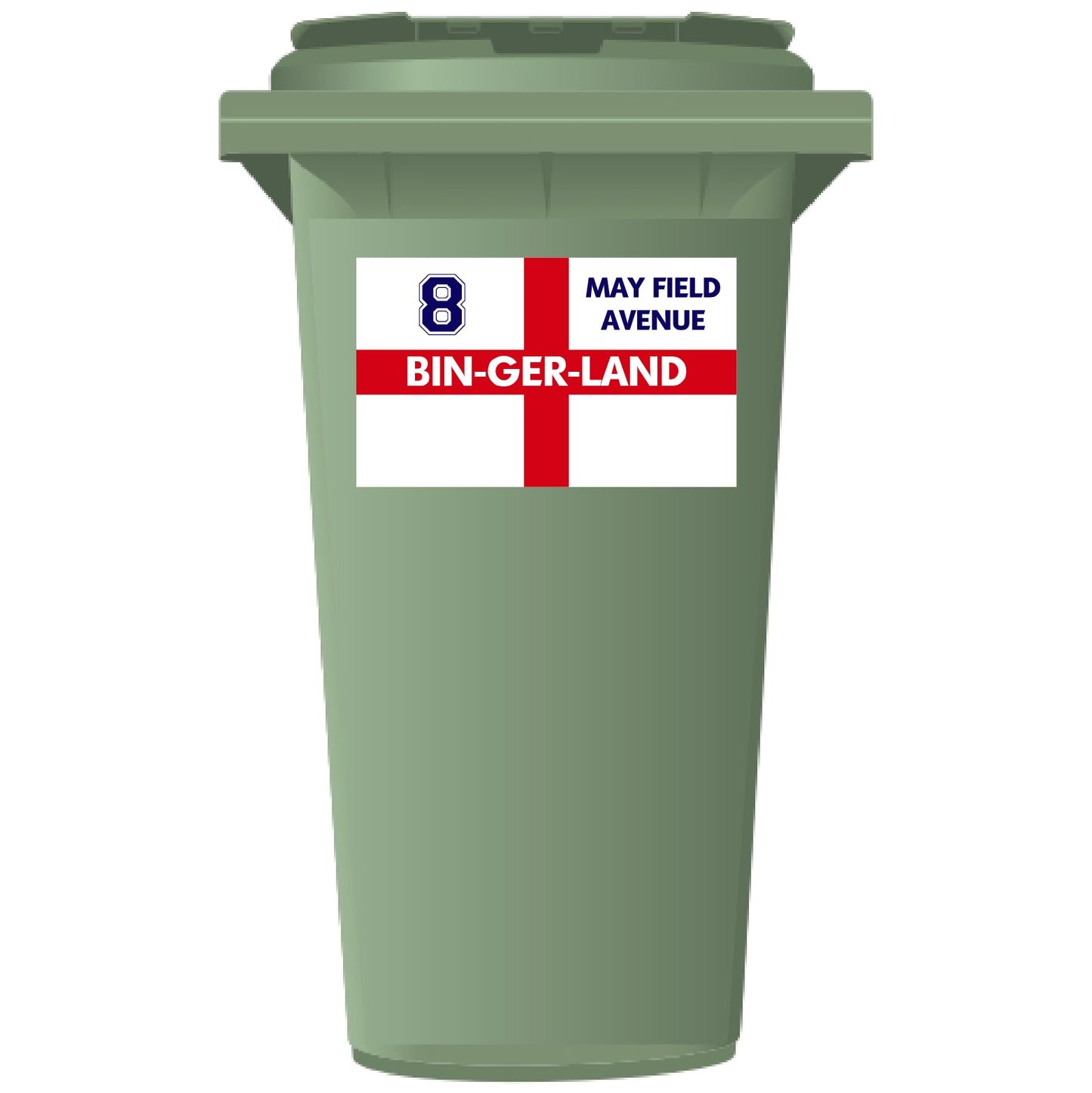 BIN-GER-LAND Bin Sticker