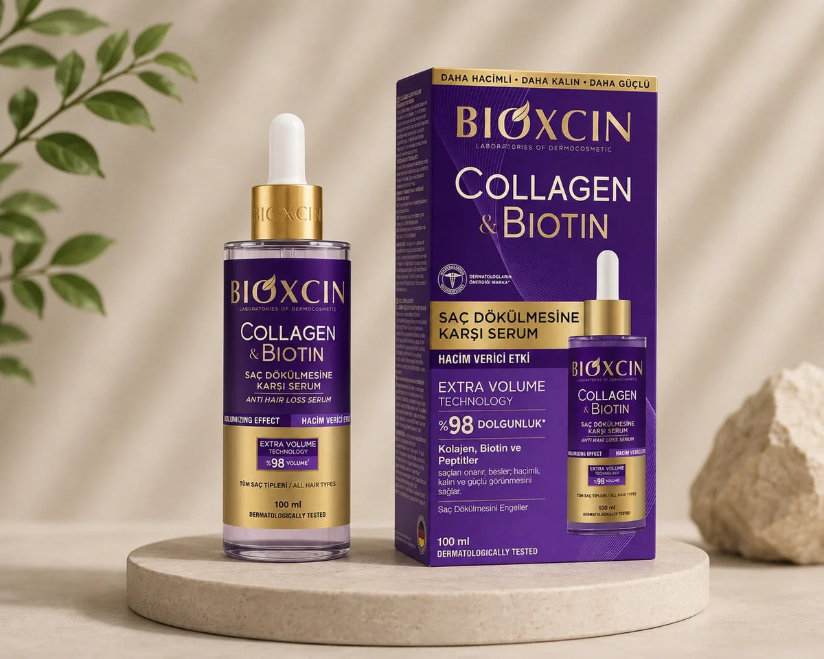 Bioxcin Collagen & Biotin Anti-Hair Loss Volumising Serum for Thinning Hair