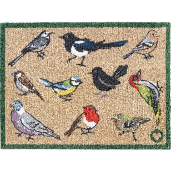 Eco-Friendly Washable Birds Mat