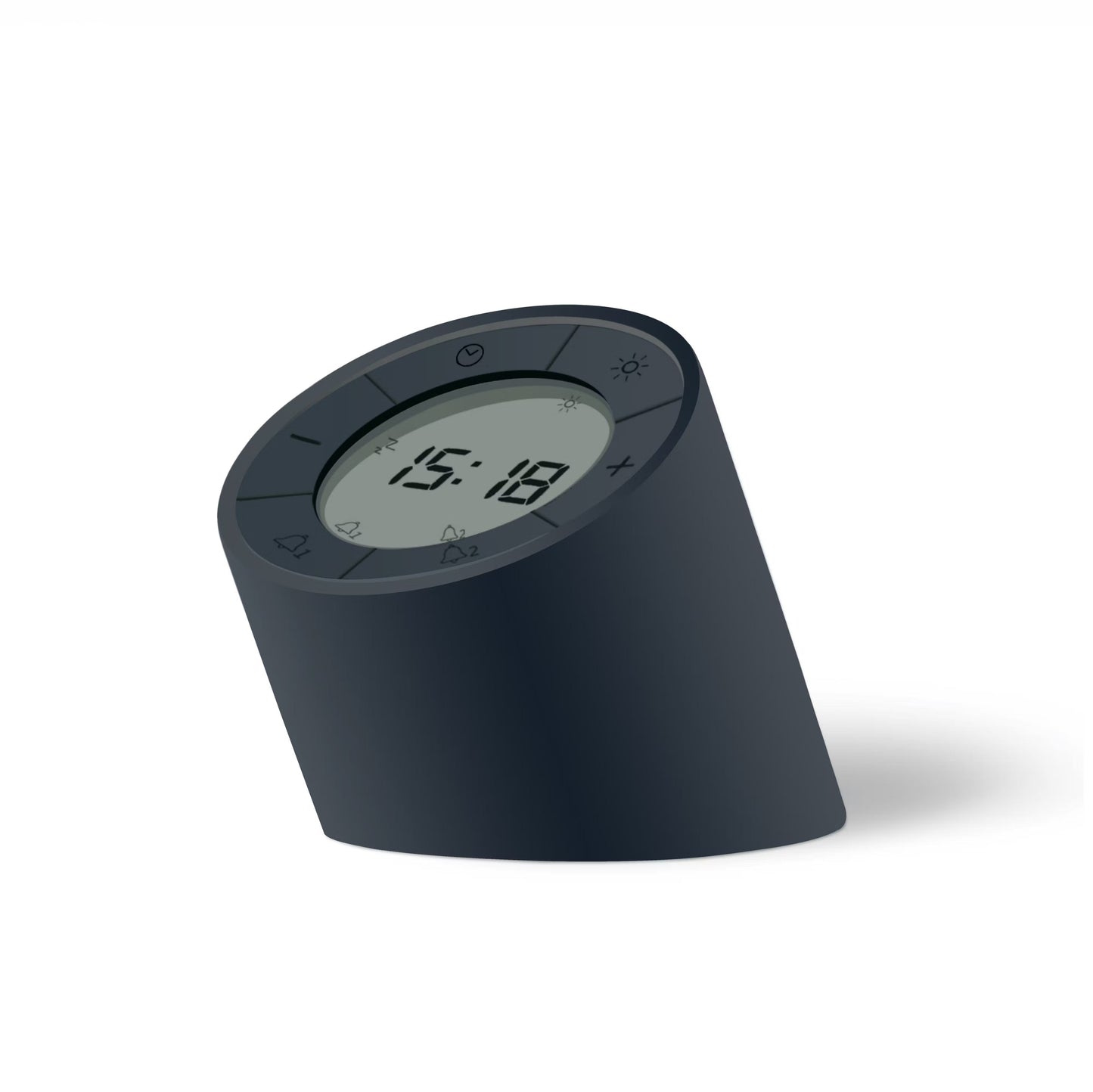 Edge Light Alarm Clock - Black