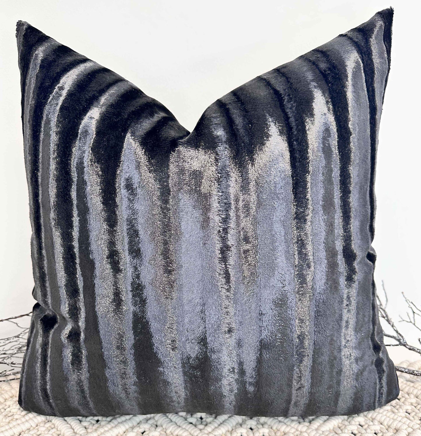 The Couture Cushion - The Black Brioni - Style No. 216