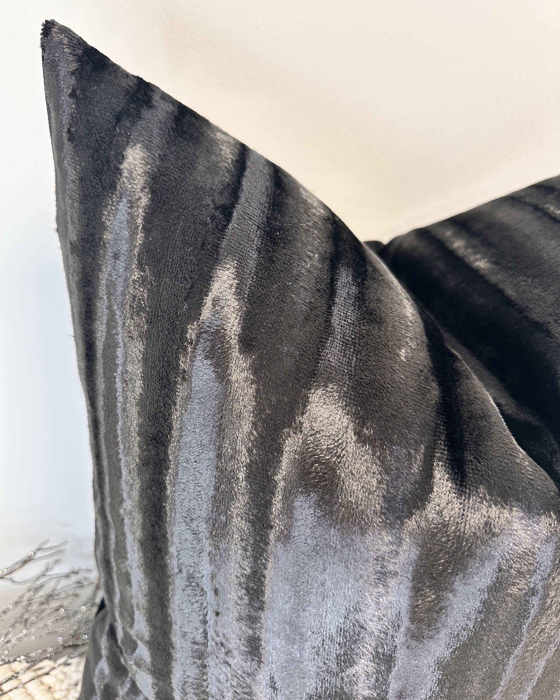 The Couture Cushion - The Black Brioni - Style No. 216