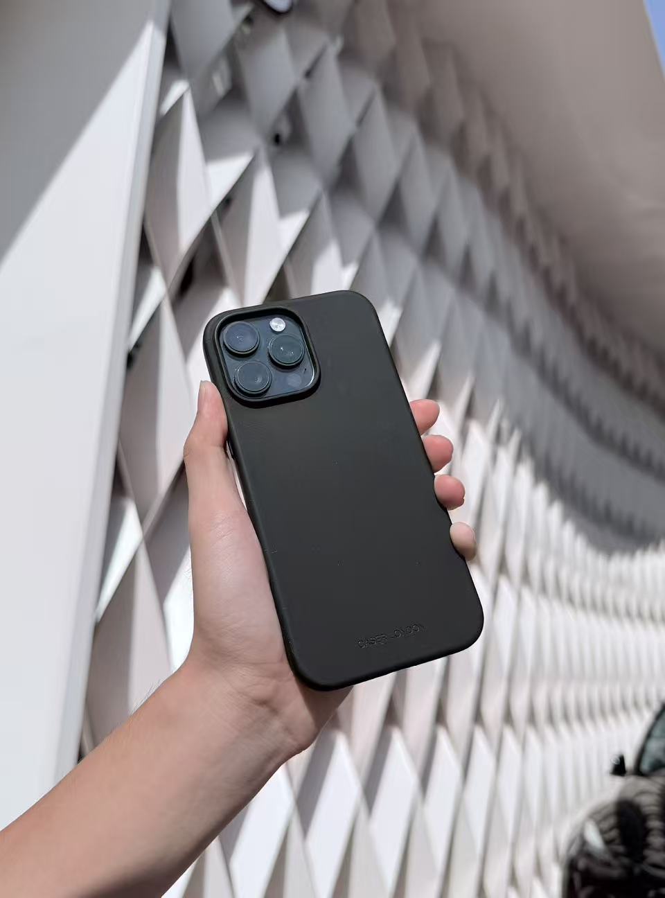 Black Liquid Silicone iPhone 16 Pro Case - MagSafe Compatible | The Classic Case