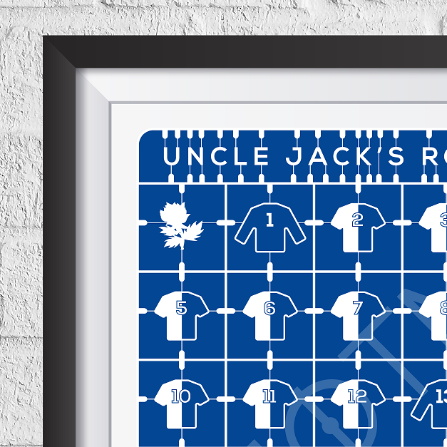 Blackburn 'Uncle Jack's Rovers' 1994/1995 Print